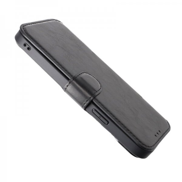 Rvelon iPhone 15 Plus Kotelo 4 Korttipaikkaa MagSafe Musta