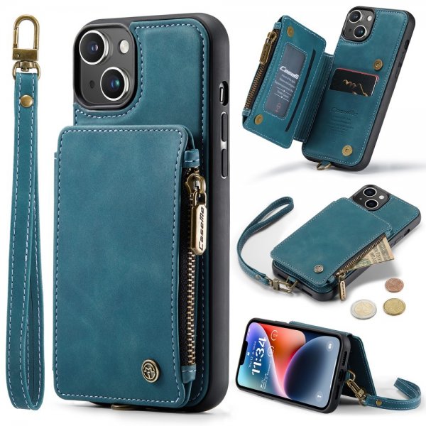 CaseMe iPhone 15 Plus Suojakuori C20-sarja Petrol