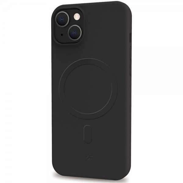 Celly iPhone 15 Plus -suojakuori CROMOMAG Musta