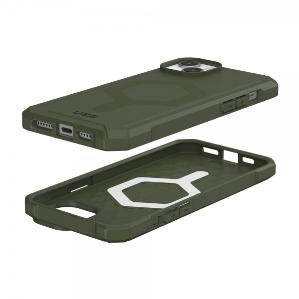 Urban Armor Gear (UAG) iPhone 15 Plus Essential Armor MagSafe -suojakuori, Olive Drab