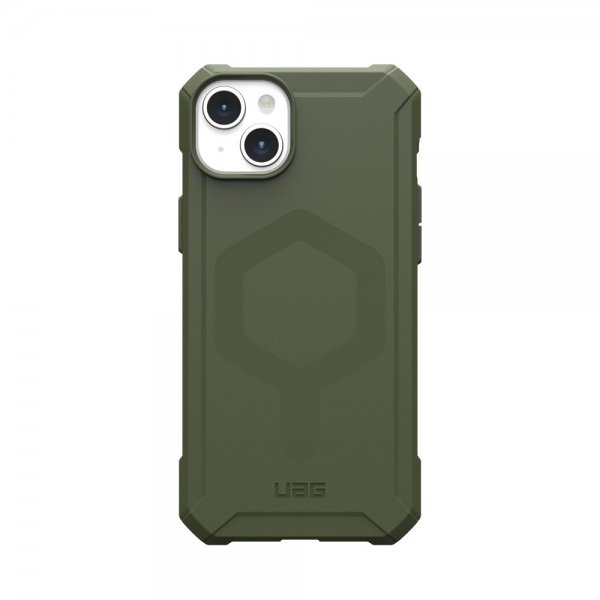 Urban Armor Gear (UAG) iPhone 15 Plus Essential Armor MagSafe -suojakuori, Olive Drab