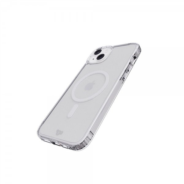 Tech21 iPhone 15 Plus -suojakuori Evo Clear MagSafe, läpinäkyvä