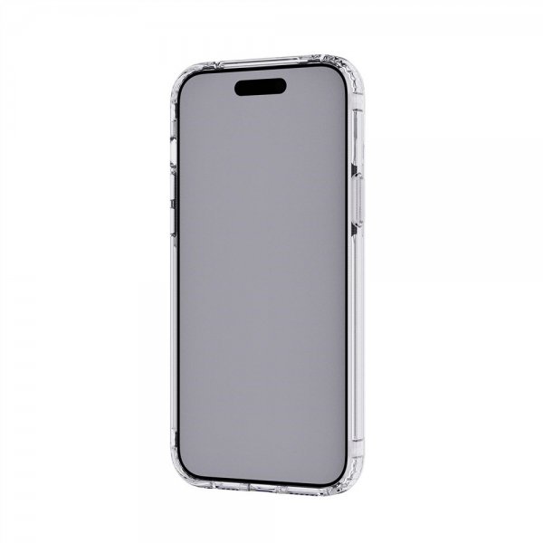Tech21 iPhone 15 Plus -suojakuori Evo Clear MagSafe, läpinäkyvä