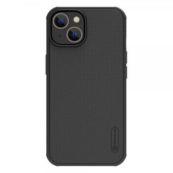 Nillkin iPhone 15 Plus Kuori Frosted Shield Pro MagSafe Musta