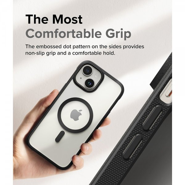 Ringke iPhone 15 Plus Suojakuori Fusion Bold Magnetic Matte Black