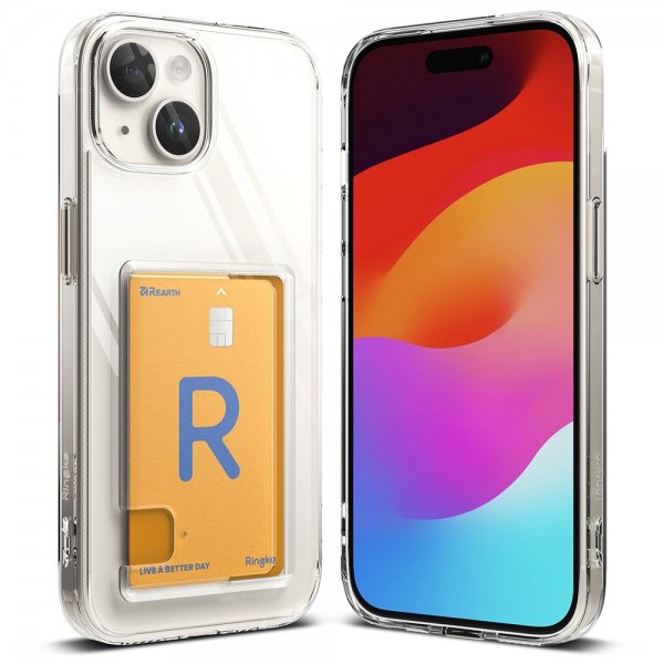 Ringke iPhone 15 Plus Suojakuori Fusion Card Clear