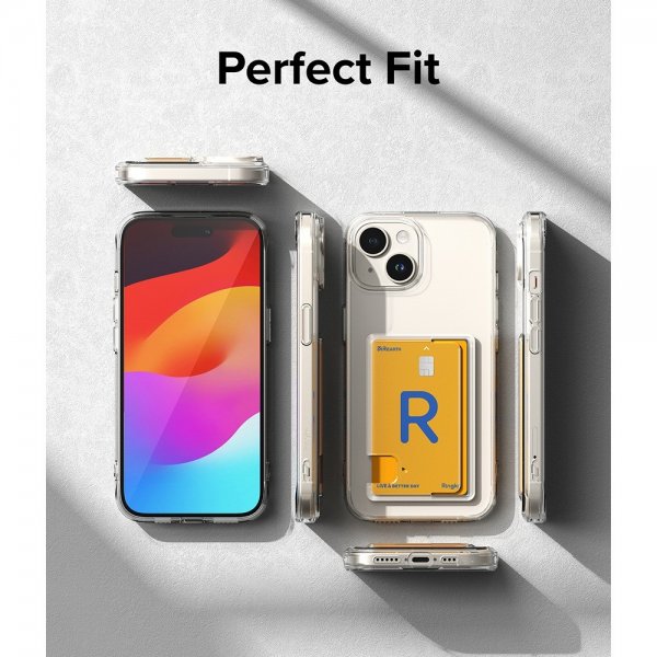 Ringke iPhone 15 Plus Suojakuori Fusion Card Clear