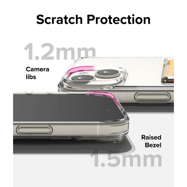 Ringke iPhone 15 Plus Suojakuori Fusion Card Clear