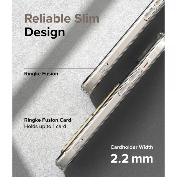 Ringke iPhone 15 Plus Suojakuori Fusion Card Clear
