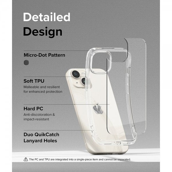 Ringke iPhone 15 Plus Suojakuori Fusion Clear