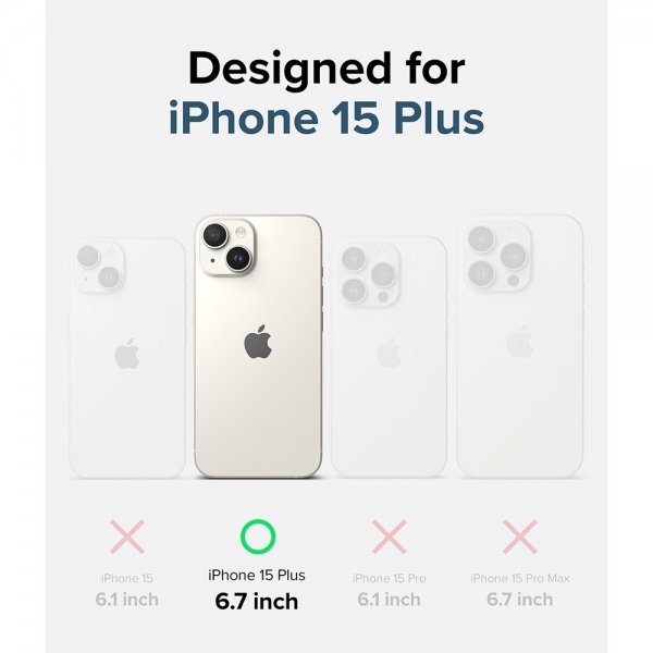 Ringke iPhone 15 Plus Suojakuori Fusion Clear
