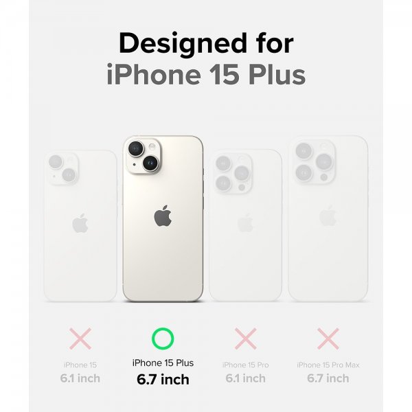 Ringke iPhone 15 Plus Suojakuori Fusion X Design Camo Black