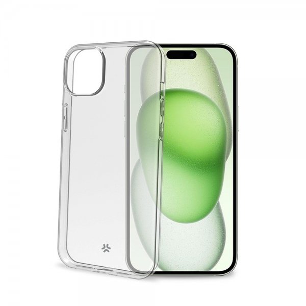 Celly iPhone 15 Plus -suojakuori GELSKIN Transparent