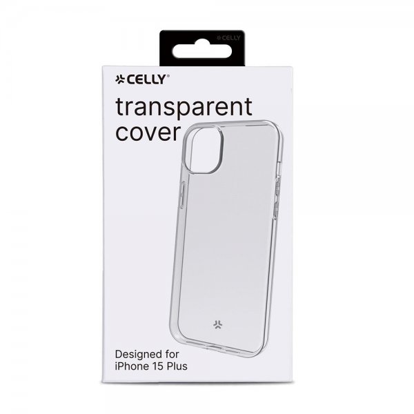 Celly iPhone 15 Plus -suojakuori GELSKIN Transparent