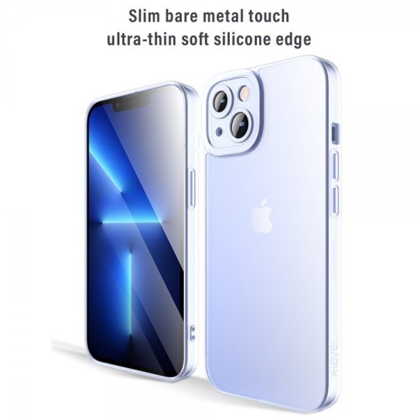 X-Level iPhone 15 Plus Suojakuori Karkaistu Lasi Musta