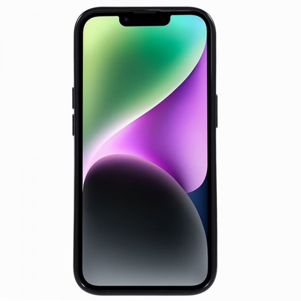 Mercury iPhone 15 Plus Suojakuori Jelly Glitter Musta