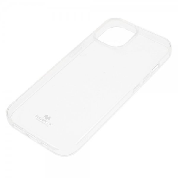 Mercury iPhone 15 Plus Suojakuori Jelly Glitter Läpinäkyvä