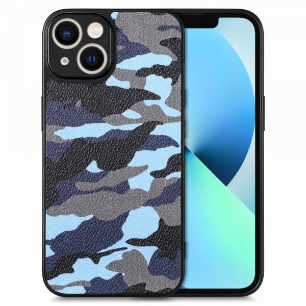 iPhone 15 Plus Suojakuori Camo Sininen