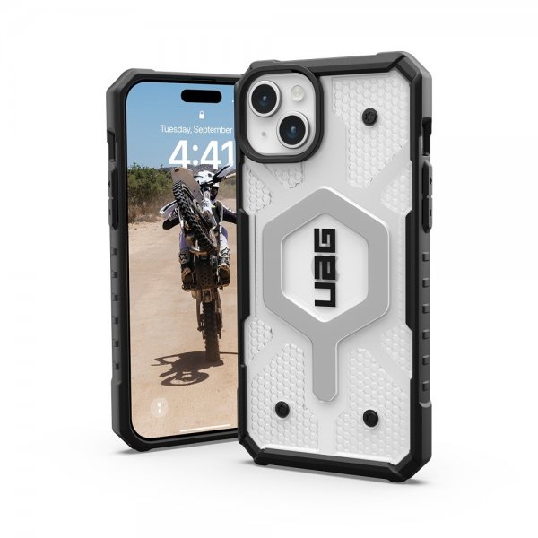 Urban Armor Gear (UAG) iPhone 15 Plus Suojakuori Pathfinder MagSafe Ice