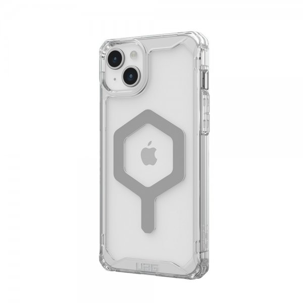 Urban Armor Gear (UAG) iPhone 15 Plus Suojakuori Plyo MagSafe Ice Silver