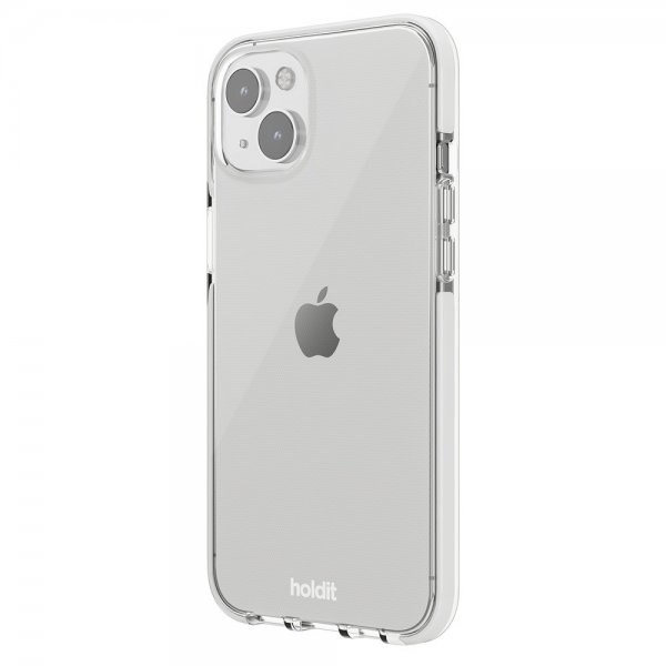 holdit iPhone 15 Plus -suojakuori Seethru Valkoinen