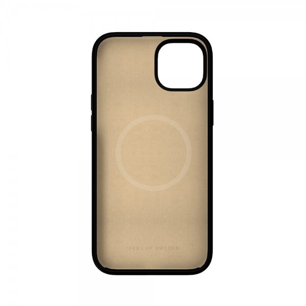 Ideal of Sweden iPhone 15 Plus Silicone Case MagSafe Musta