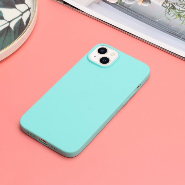 iPhone 15 Plus Suojakuori TPU Vaaleansininen