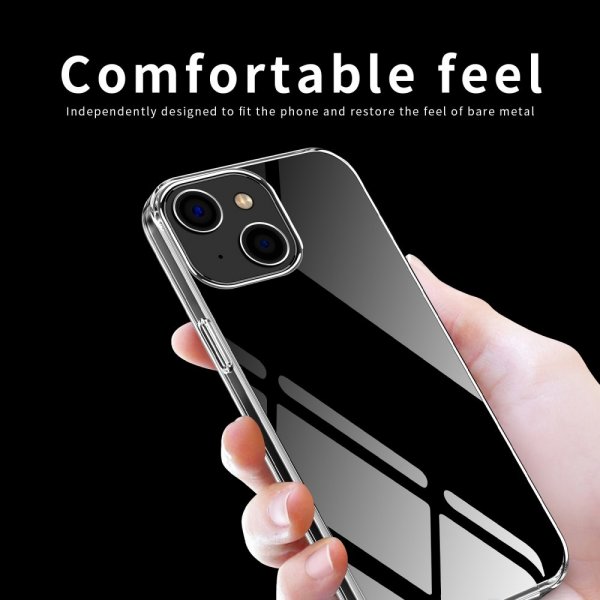 Mofi iPhone 15 Plus Suojakuori Läpinäkyvä TPU Kirkas