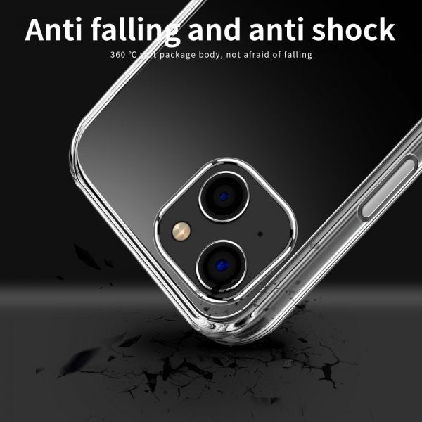 Mofi iPhone 15 Plus Suojakuori Läpinäkyvä TPU Kirkas