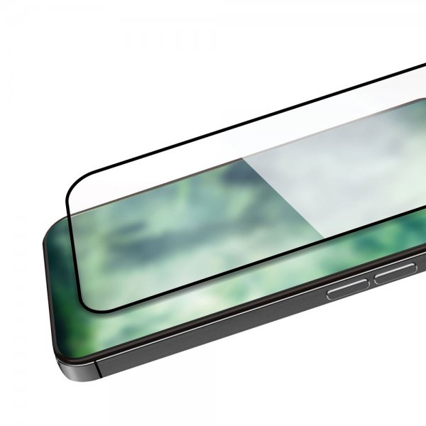 Xqisit iPhone 15 Plus -näytönsuoja, kestävä lasi E2E