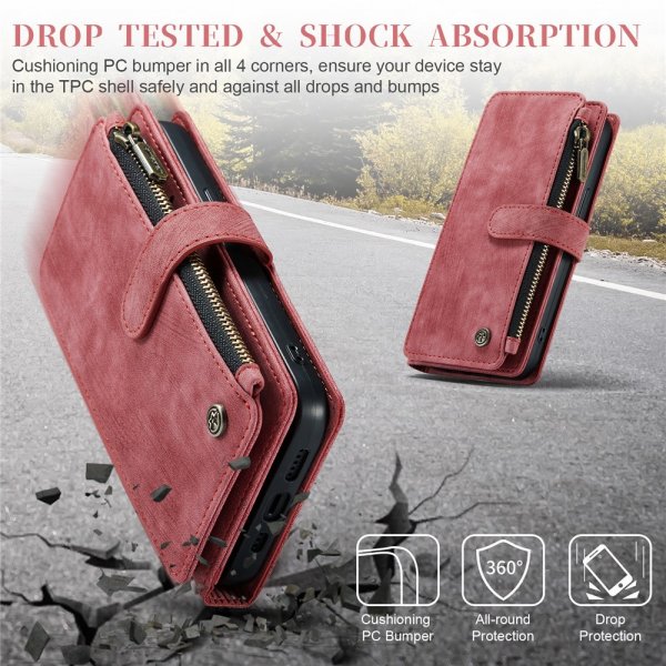CaseMe iPhone 15 Pro -suojakuori C30 Series Punainen