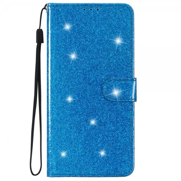 iPhone 15 Pro Kotelo Glitter Sininen