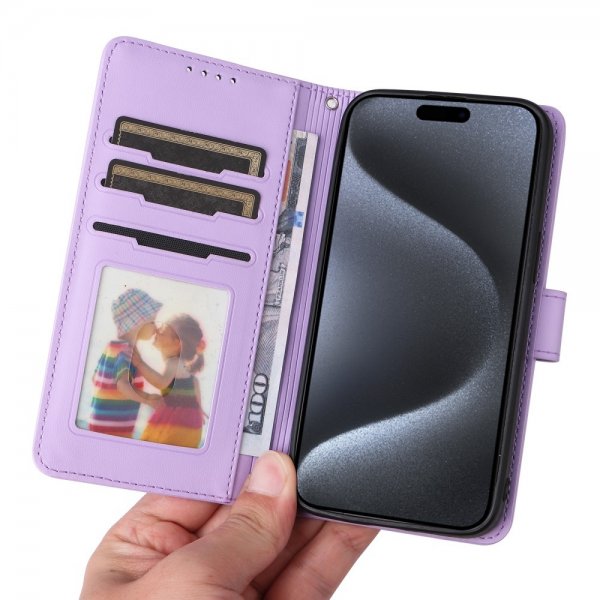 Betopnice iPhone 15 Pro -kuori irrotettavalla kuorella 005 Violetti