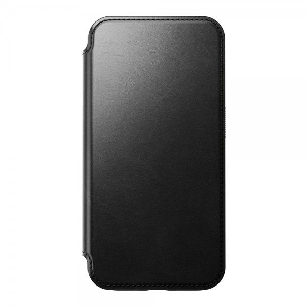Nomad iPhone 15 Pro -suojakuori Modern Leather Folio Horween Musta
