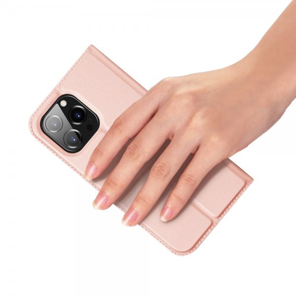 Dux Ducis iPhone 15 Pro -suojakuori Skin Pro Series, pinkki