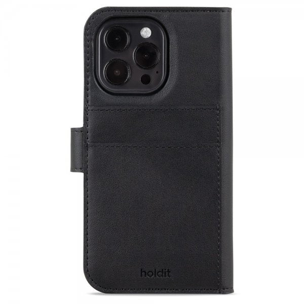 holdit iPhone 15 Pro Kotelo Wallet Case Magnet Plus Musta
