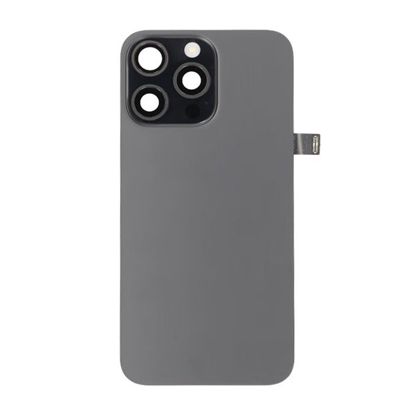 iPhone 15 Pro Max Takalasi Kokonainen OEM - Titaanitumma