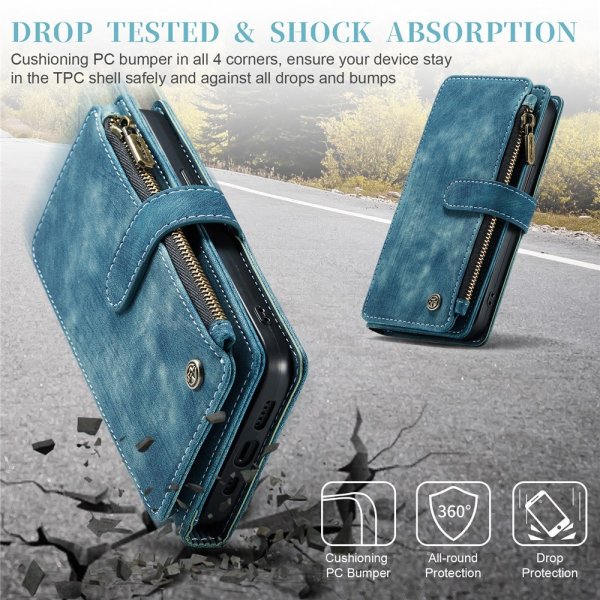 CaseMe iPhone 15 Pro Max -kotelo C30 Series Petrol