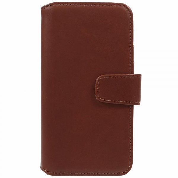 Nordic Covers iPhone 15 Pro Max -kotelo, Essential Leather, Maple Brown