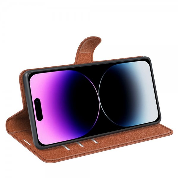 iPhone 15 Pro Max Litsi Ruskea Kotelo