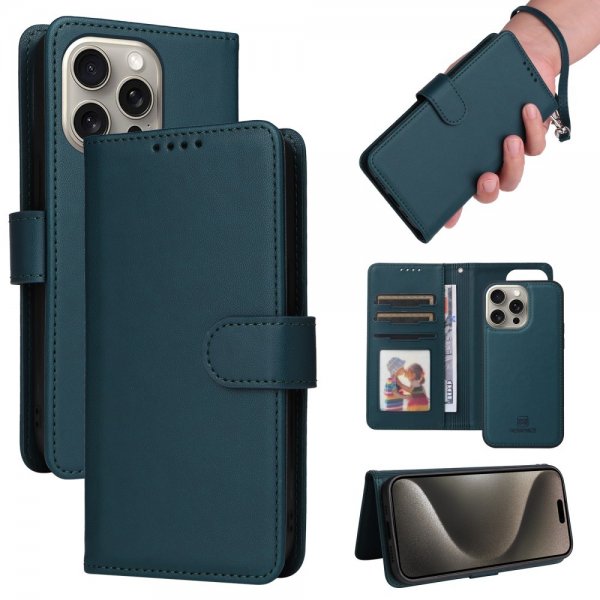 Betopnice iPhone 15 Pro Max Kotelo irrotettavalla kuorella 005 Sininen