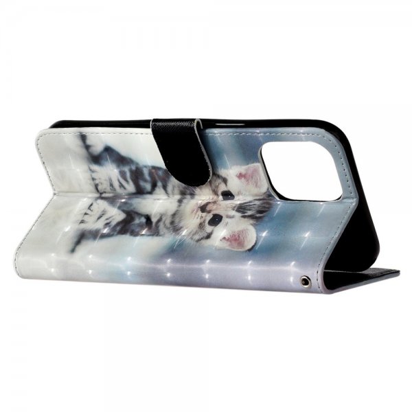 iPhone 15 Pro Max Kuori Kissanpentu-kuviolla
