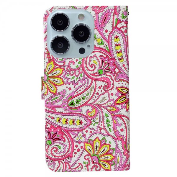 iPhone 15 Pro Max -suojakuori, jossa paisley-kuvio
