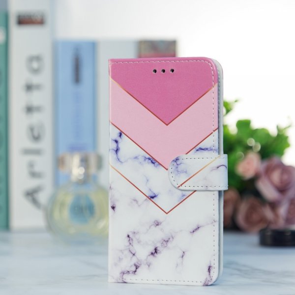 iPhone 15 Pro Max Kuori Kuvio Valkoinen Marmori
