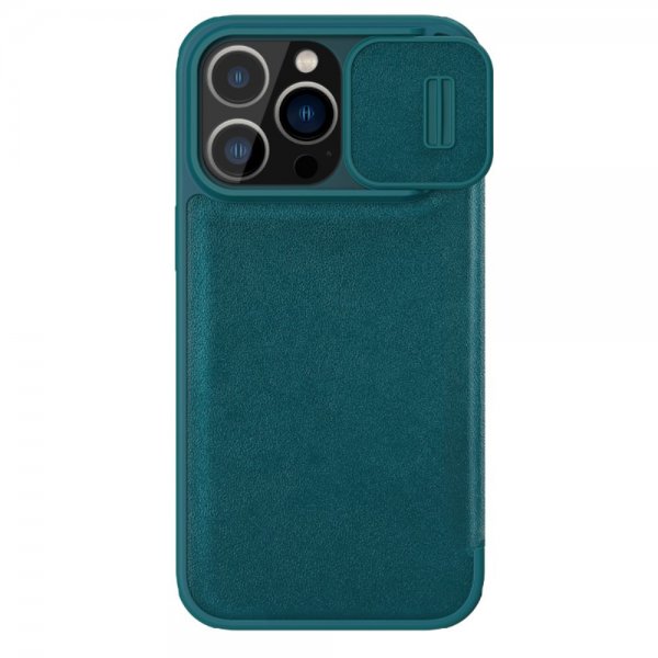 Nillkin iPhone 15 Pro Max Suojakuori Qin Pro Series Vihreä