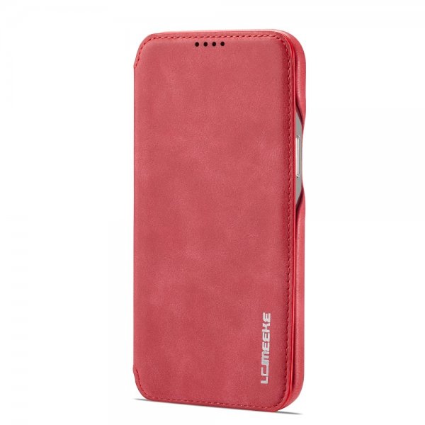 Lc.Imeeke iPhone 15 Pro Max -suojakuori retro punainen
