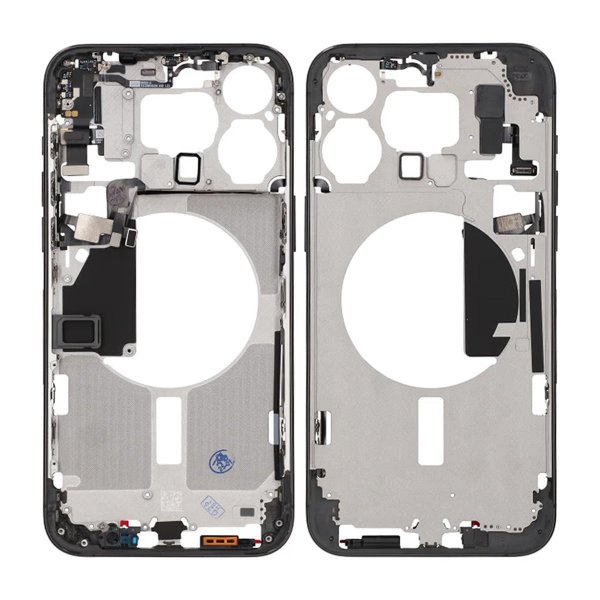 iPhone 15 Pro Max Keskirunko pienosilla OEM - Titaanimusta