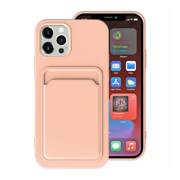 iPhone 15 Pro Max Kuoret Korttipidike Pinkki