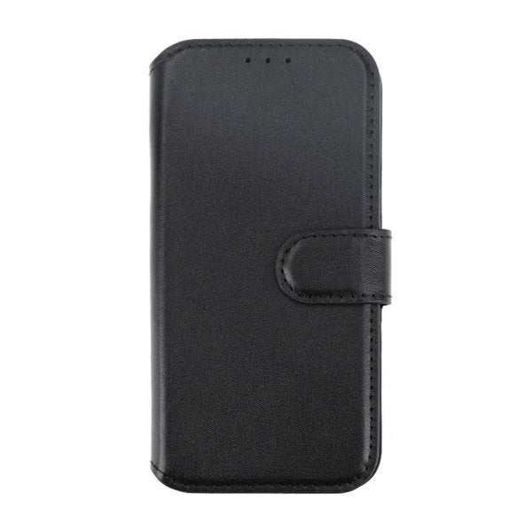 Rvelon iPhone 15 Pro Max Suojakuori Aitoa Nahkaa Musta