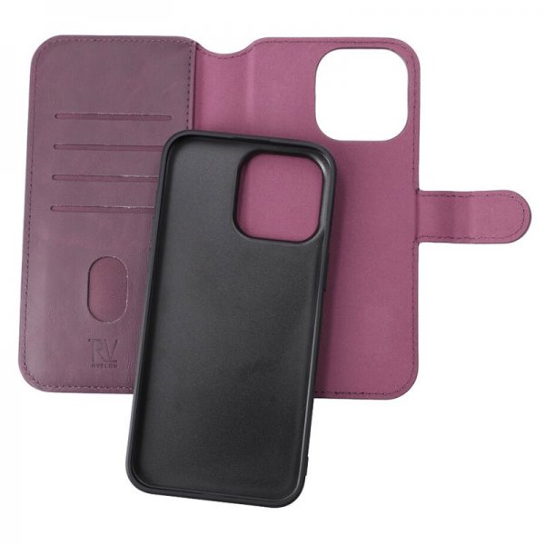 Rvelon iPhone 15 Pro Max Kuori Magneettinen Irrotettava Kotelo Violetti